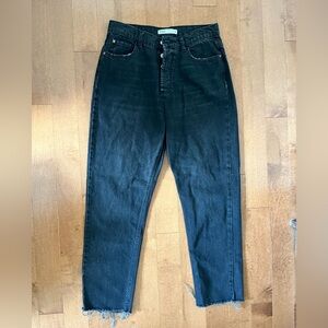 Zara Charcoal Denim Trousers